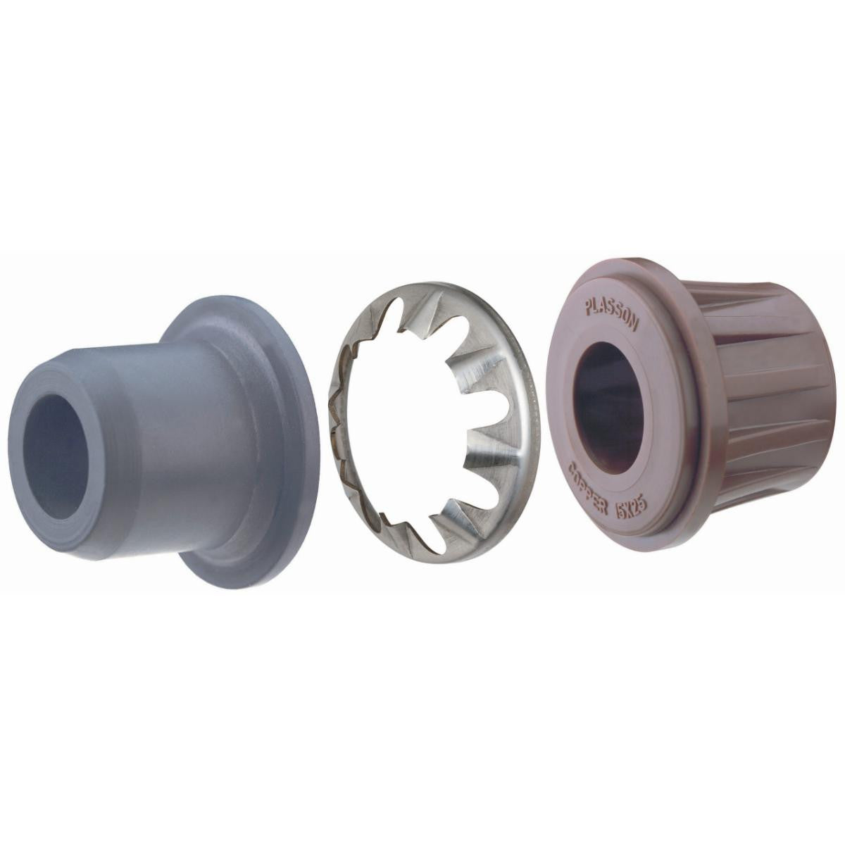 Plasson Barrier Pipe Mdpe Copper Adaptor 25mm x 22mm