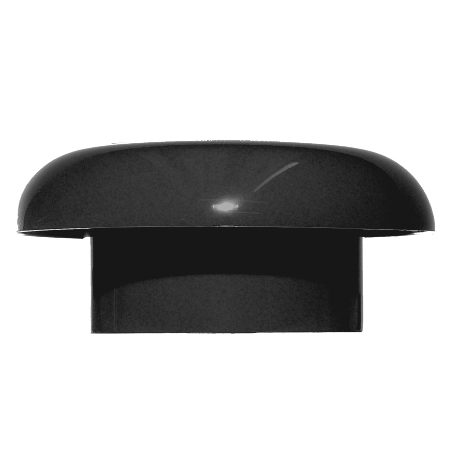 110mm Push Fit Soil Mushroom Vent Cowl Black - drainagedistribution.co.uk