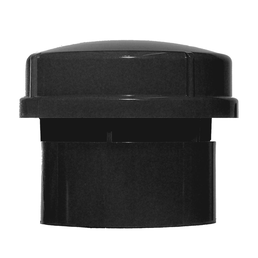 110mm Push Fit Soil Pipe Internal Air Admittance Valve Black - drainagedistribution.co.uk