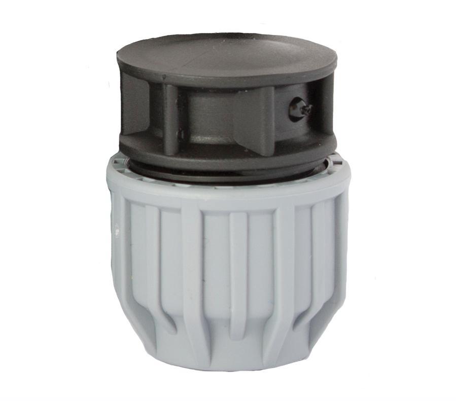 MDPE Water Pipe End Cap 63mm - THE DRAINAGE DISTRIBUTION COMPANY