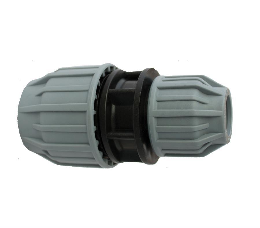 MDPE Water Pipe Reducing Coupling 32 - 20mm - THE DRAINAGE DISTRIBUTION COMPANY