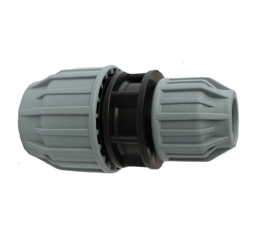 MDPE Water Pipe Reducing Coupling 63 - 50mm - THE DRAINAGE DISTRIBUTION COMPANY