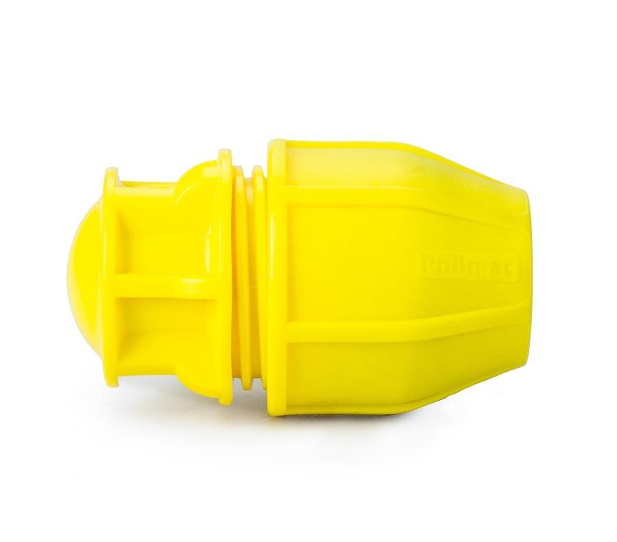 MDPE Yellow Gas Pipe Stop End 32mm - THE DRAINAGE DISTRIBUTION COMPANY