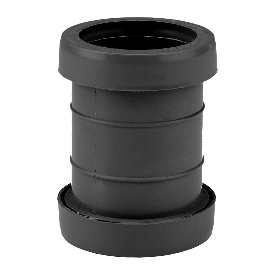 Push Fit Waste Coupling Black 40mm - drainagedistribution.co.uk