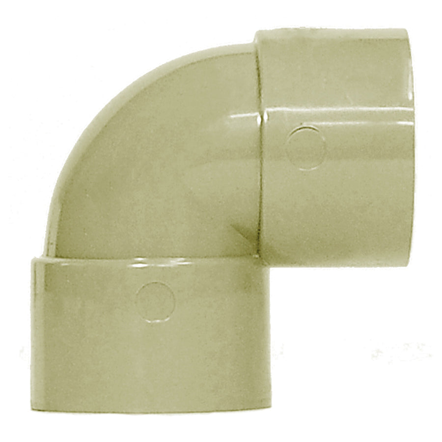 32mm Solvent Waste Knuckle Bend 90 Olive Grey - drainagedistribution.co.uk