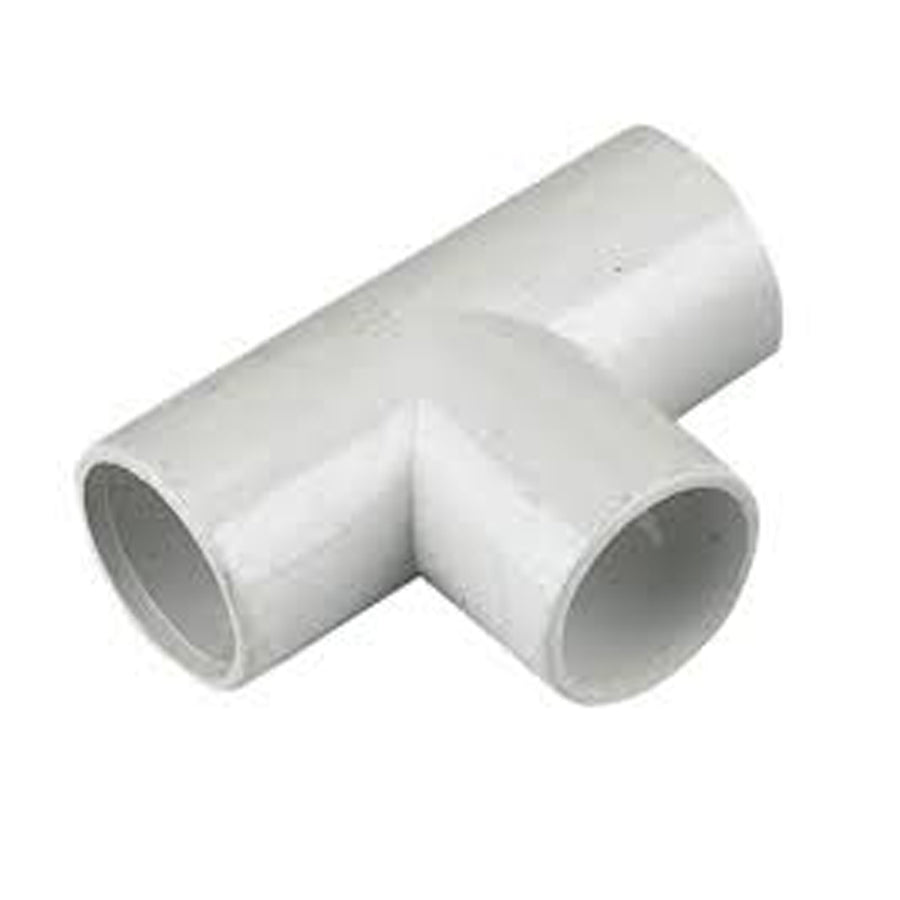 Solvent Weld Overflow Tee Branch White - drainagedistribution.co.uk