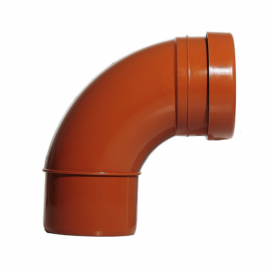 Underground Soil Pipe 110mm Bend 92° Socket / Spigot - THE DRAINAGE DISTRIBUTION COMPANY