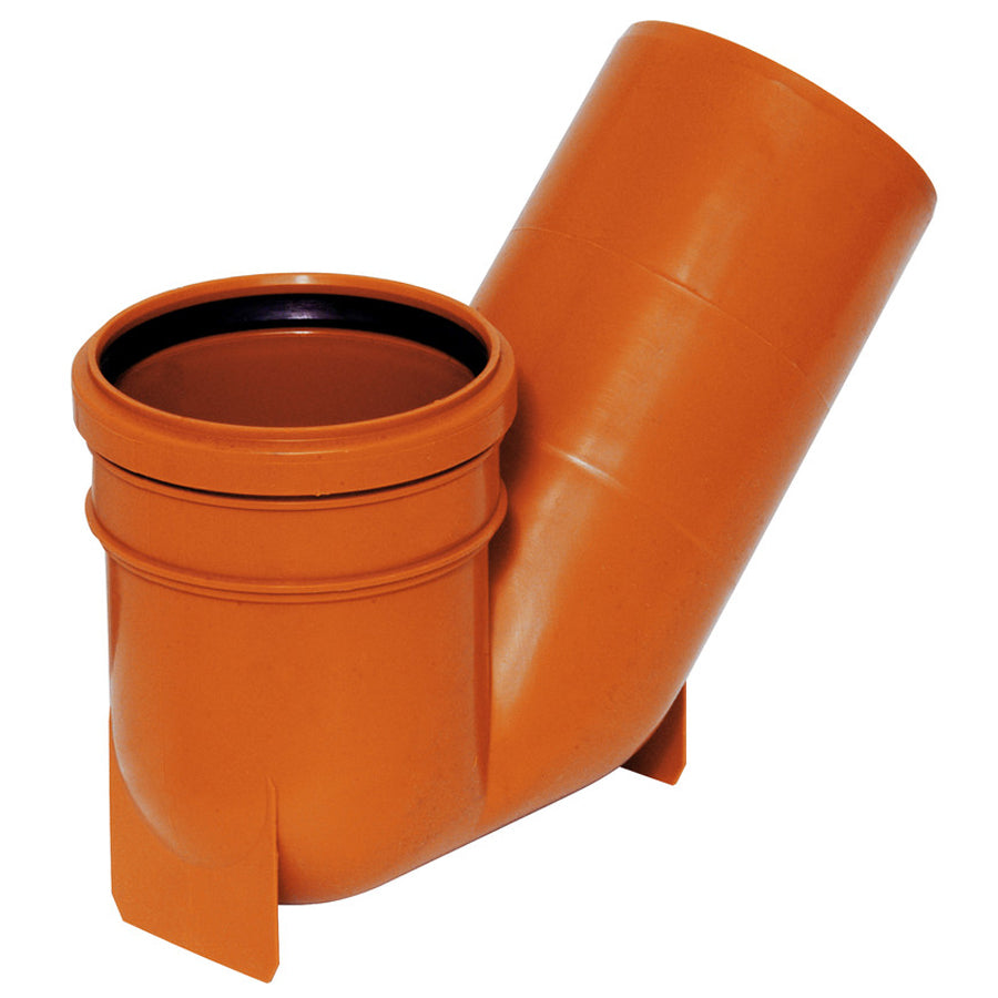 Underground Soil Pipe 110mm Low Trap - drainagedistribution.co.uk