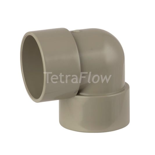 Tetraflow 32mm Solvent Waste Knuckle Bend 90' Olive Grey