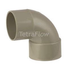 Tetraflow 40mm Solvent Waste Spigot Bend 90 Olive Grey