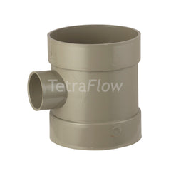 Tetraflow 110mm Solvent Soil Short Boss Pipe Connector with 1 x 40mm boss outlet