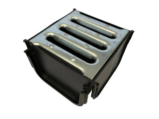 Deks Channel Drain Corner with Galvanised Grate