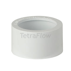 Tetraflow 50mm x 40mm Solvent Waste reducer Socket/Spigot White