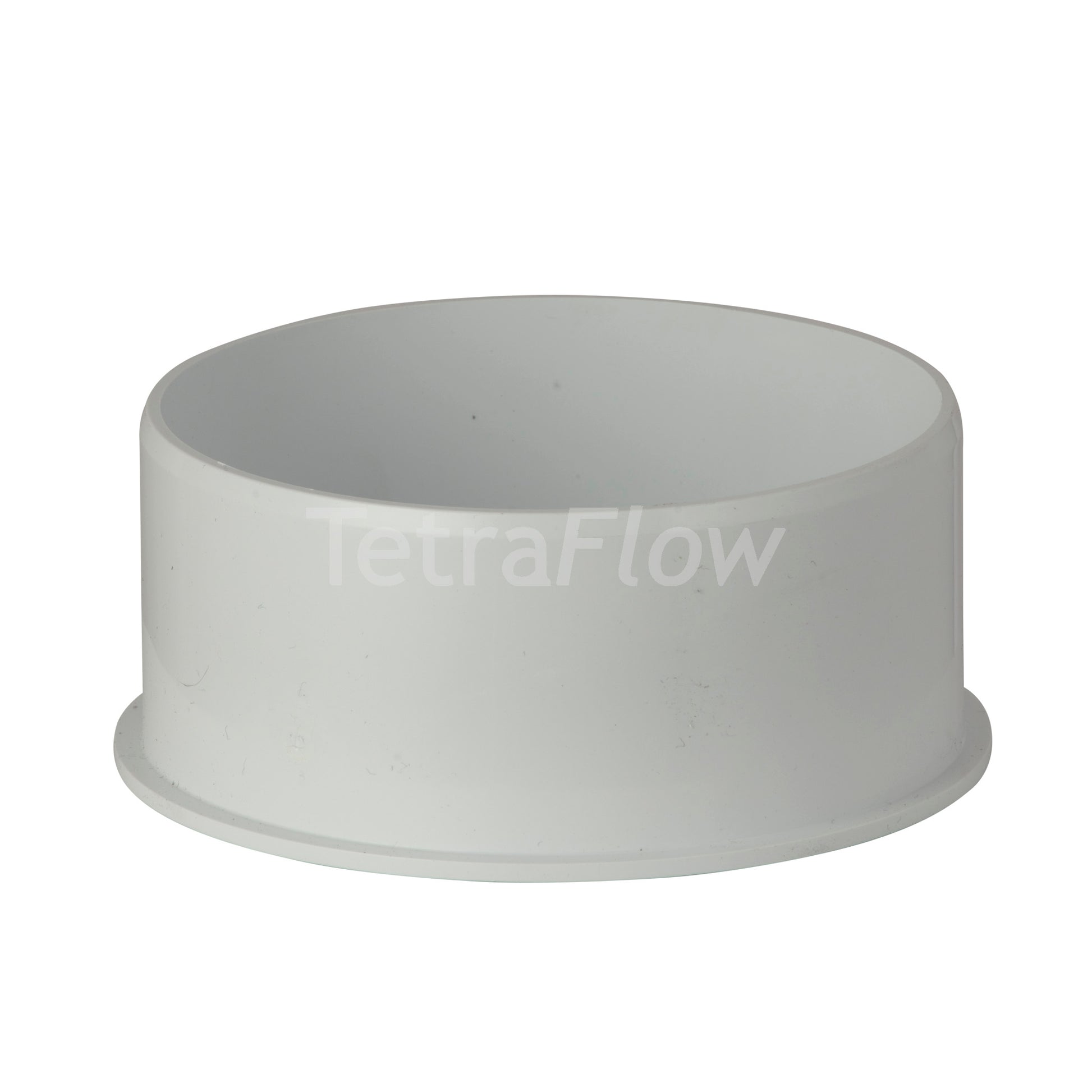 Tetraflow 110mm Push Fit Soil Socket Plug Grey - THE DRAINAGE DISTRIBUTION COMPANY LTD