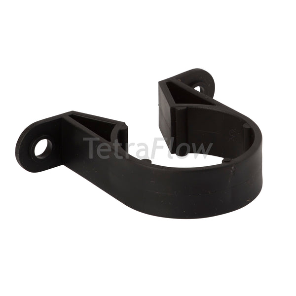 Tetraflow 50mm Solvent Waste Pipe Support Bracket Black