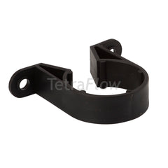 Tetraflow 50mm Solvent Waste Pipe Support Bracket Black