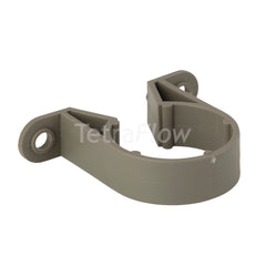 Tetraflow 40mm Solvent Waste Pipe Support Bracket Olive Grey