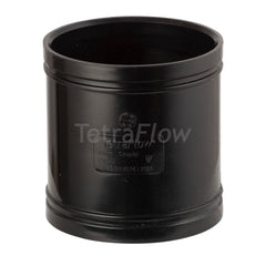 Tetraflow 110mm Solvent Soil Straight Coupling Black