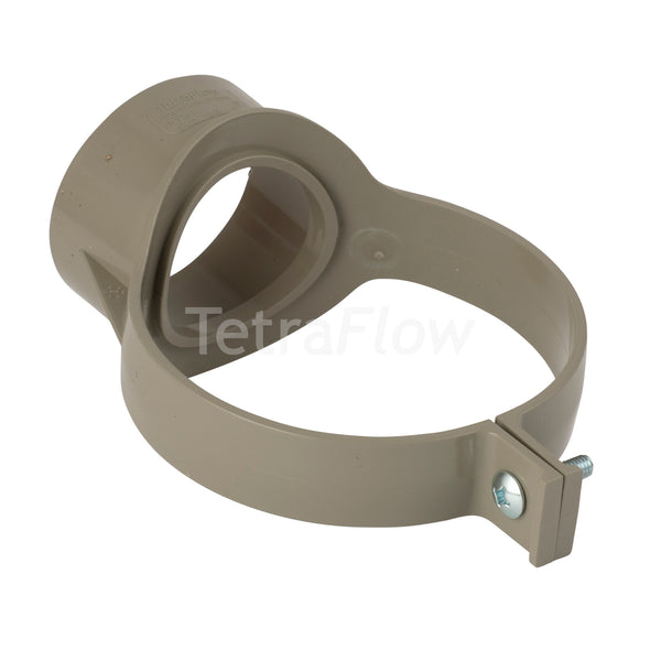 Tetraflow 110mm Solvent Soil Strap on Boss Olive Grey