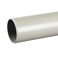 Tetraflow 110mm Solvent Soil Plain Pipe End 3mtr Olive Grey
