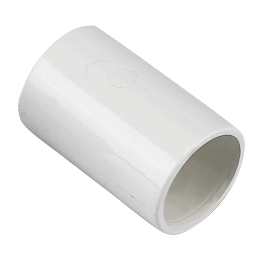 Tetraflow Solvent Weld Overflow Coupling White