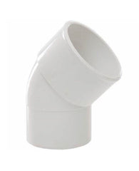 40mm Solvent Waste Spigot Bend 45 White