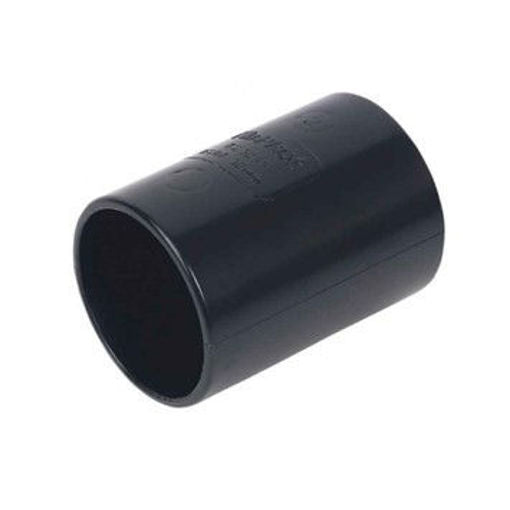 Tetraflow Solvent Weld Overflow Coupling Black