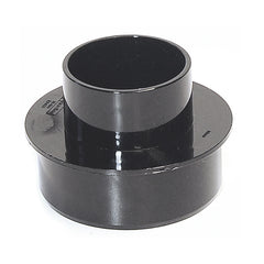 110mm Solvent Round to Soil Adaptor Black