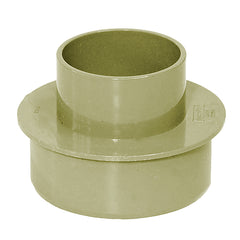 110mm Solvent Round to Soil Adaptor Olive Grey