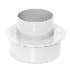 110mm Solvent Round to Soil Adaptor White