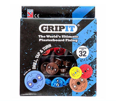 Gripit Assorted Plasterboard Fixing Kit Pack of 32