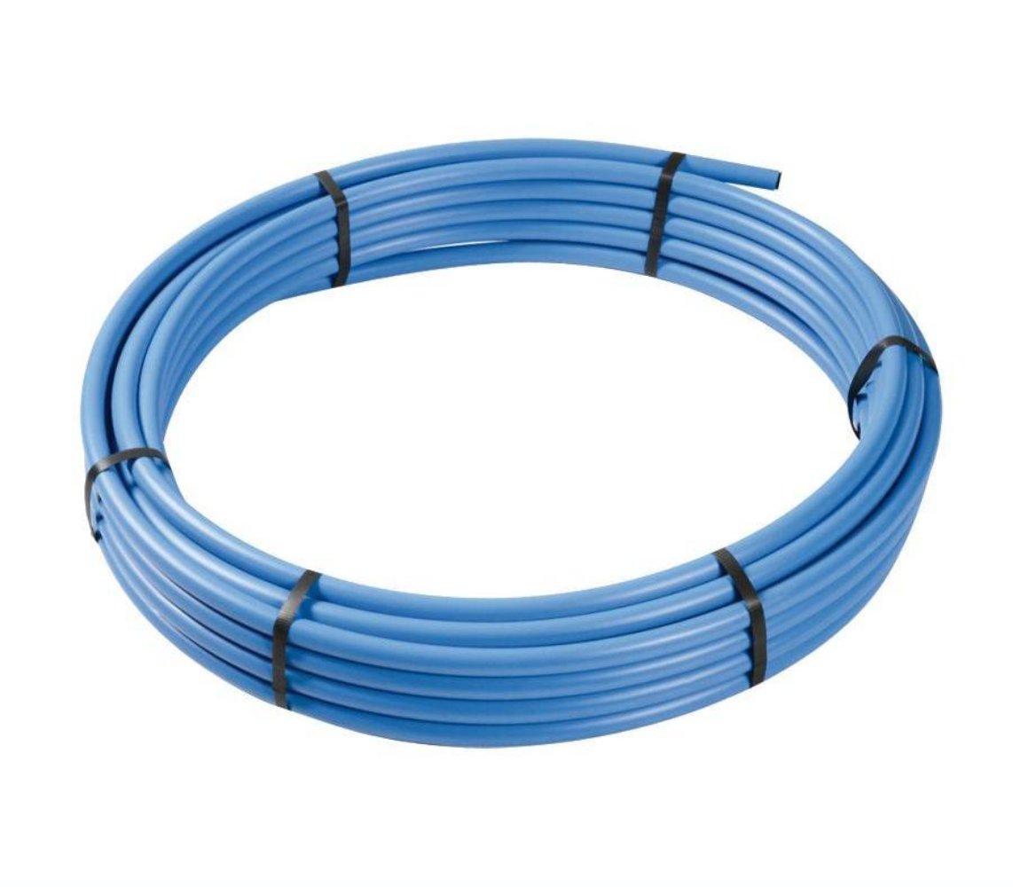 Blue MDPE Water Pipe Coils 20mm x 100mtr - THE DRAINAGE DISTRIBUTION COMPANY