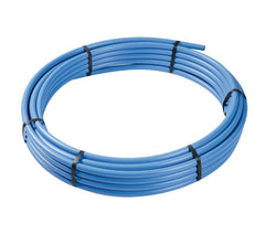 Blue MDPE Water Pipe Coils 20mm x 25mtr
