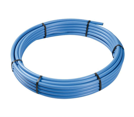 Blue MDPE Water Pipe Coils 20mm x 50mtr - THE DRAINAGE DISTRIBUTION COMPANY