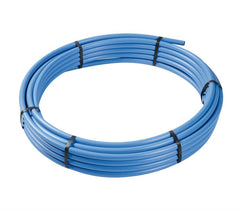 Blue MDPE Water Pipe Coils 20mm x 50mtr