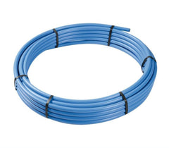 Blue MDPE Water Pipe Coils 20mm x 100mtr