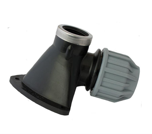 MDPE Water Pipe Wall Plate Elbow 25 - ¾" - THE DRAINAGE DISTRIBUTION COMPANY