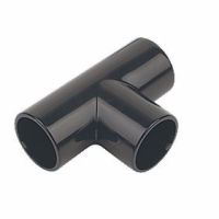 Solvent Weld Overflow Tee Branch Black - drainagedistribution.co.uk