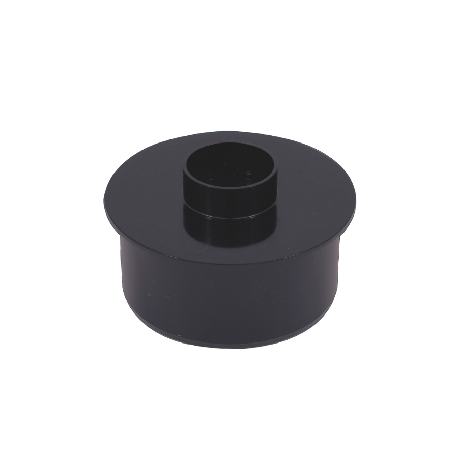 160mm Socket Plug Black - drainagedistribution.co.uk