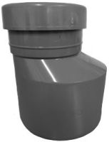 160mm Push Fit Soil 160mm x 110mm Reduced Coupling Grey - drainagedistribution.co.uk