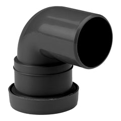 Push Fit Waste P-S Trap Convertor Black 32mm