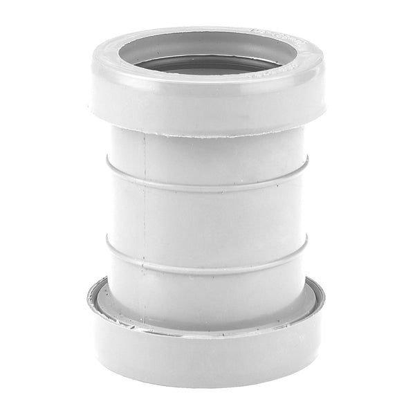 Push Fit Waste Coupling White 32mm - drainagedistribution.co.uk