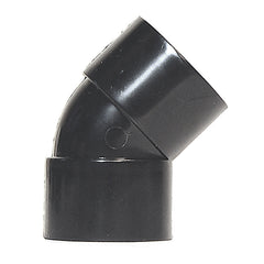 50mm Solvent Waste Bend 45 Black