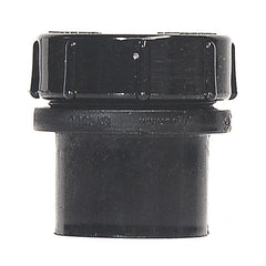 Aquaflow 40mm Solvent Waste Access Plug with Screw Cap Black