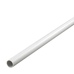 50mm Solvent Waste Plain Pipe End 3mtr White