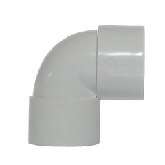 50mm Solvent Waste Knuckle Bend 90 White