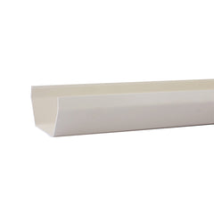 Square Line Rainwater 4mtr Gutter White **COLLECTION ONLY**
