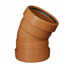 Underground Soil Pipe 160mm Bend 30° Double Socket