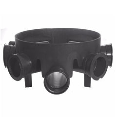 Underground Soil Pipe 160mm Chamber Base 470mm - 160mm Outlets