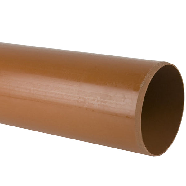 Underground Soil Pipe Plain End 110mm x 3mtr - THE DRAINAGE DISTRIBUTION COMPANY